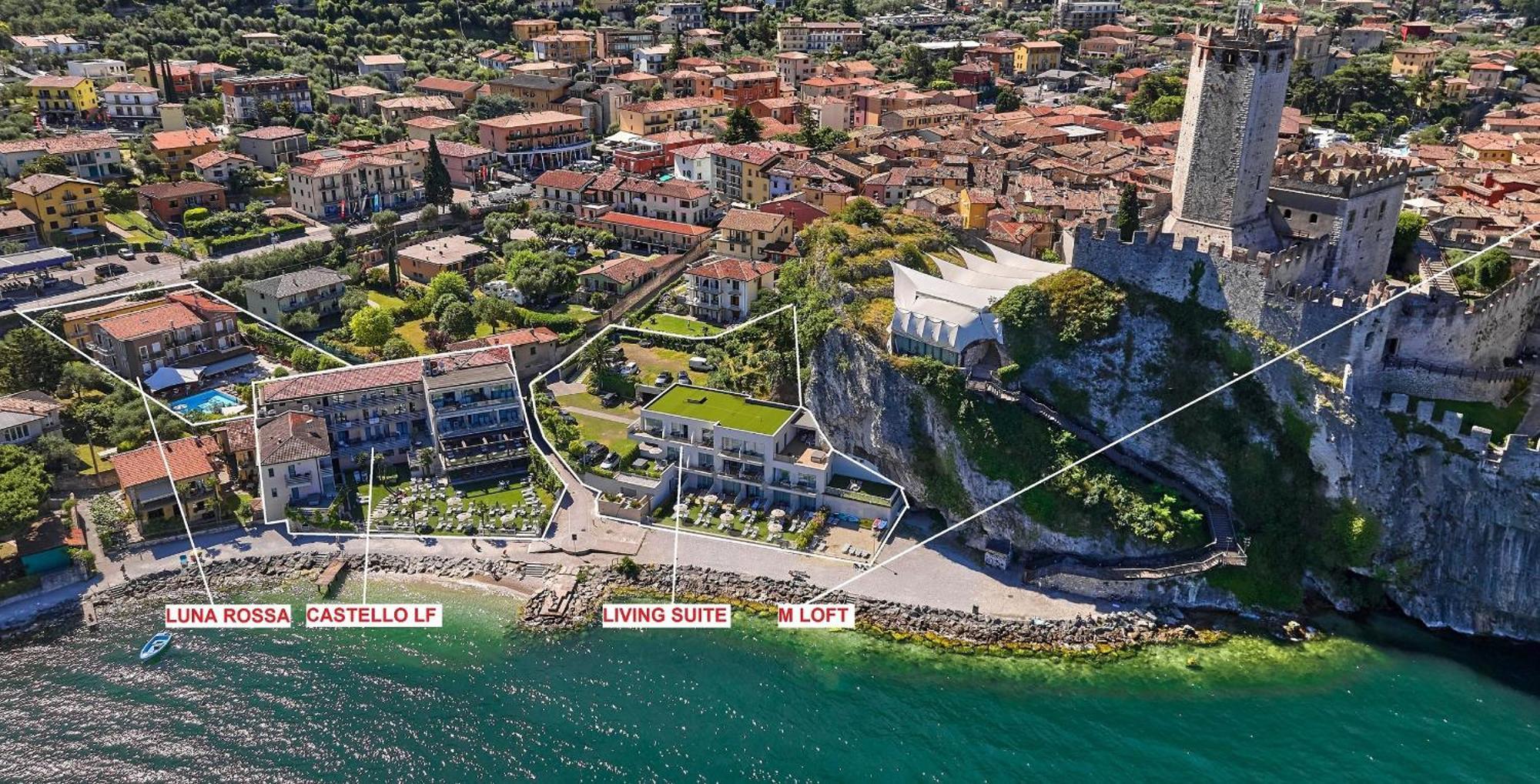 Ambienthotel Luna Rossa Malcesine Exterior foto